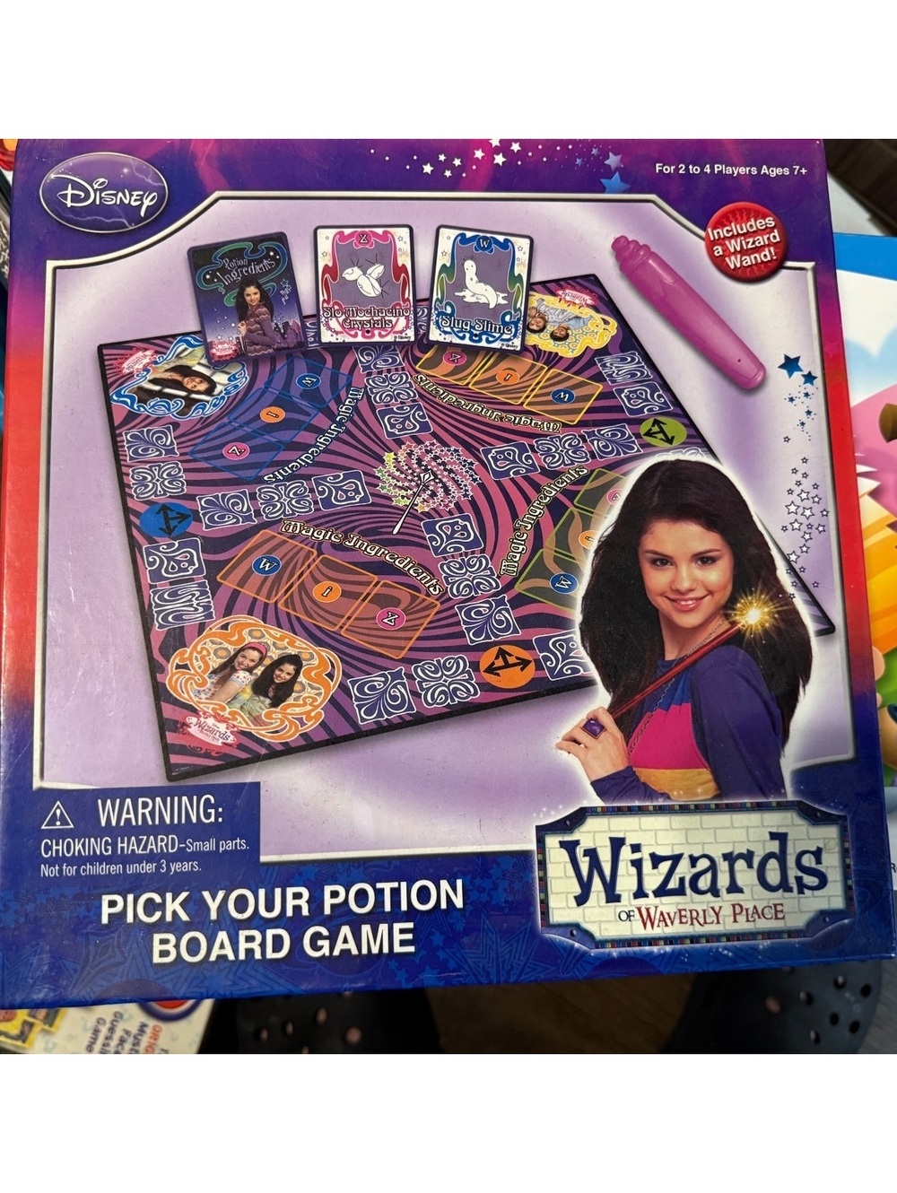 Wizards of Waverly Place Pick Your Potion Board Game with Wizard Wand